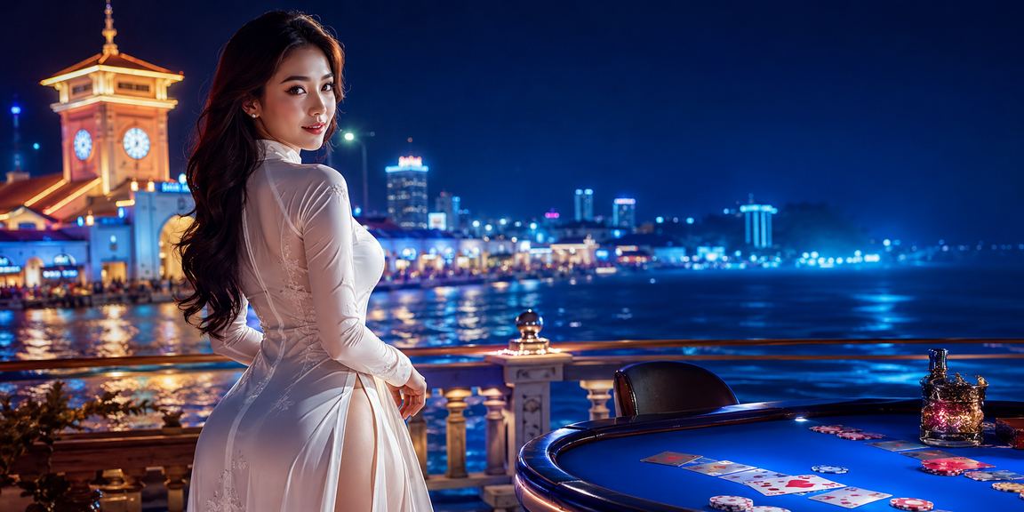 Cảnh chơi bài truyền thống với trang phục áo dài tại TP.HCM trong không khí lễ hội